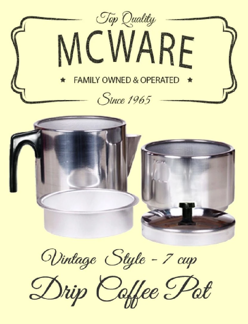 McWare Cooking Accessories Manual Drip Coffee Pot 2 McWare Cooking Accessories Manual Drip Coffee Pot
