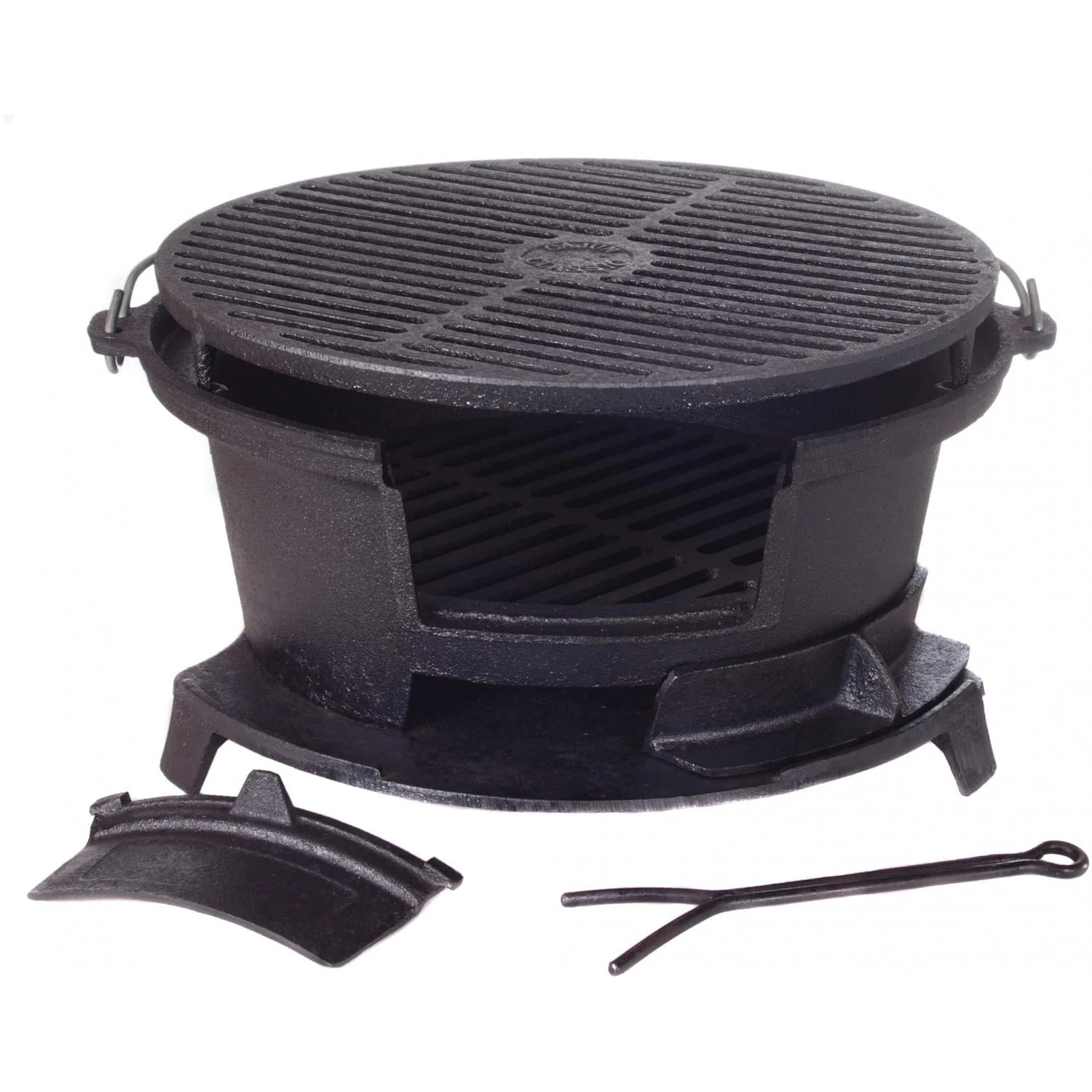 Cajun Classic Hibachi Small Cast Iron Grill 1 Cajun Classic Hibachi Small Cast Iron Grill