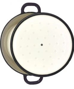 Cast Iron Cookware Cajun Classic 5 Qt Enamel Purple & Gold Dutch Oven