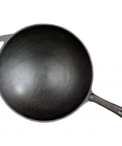 Cajun Classic Seasoned Cast Iron Wok Cast Iron Cookware