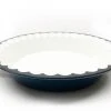 Cast Iron Cookware Cajun Classic Navy Blue Pie Plate