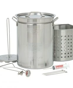 Turkey Fryers Bayou Classic Stainless Steel Turkey Fryer 32 Qt Pot