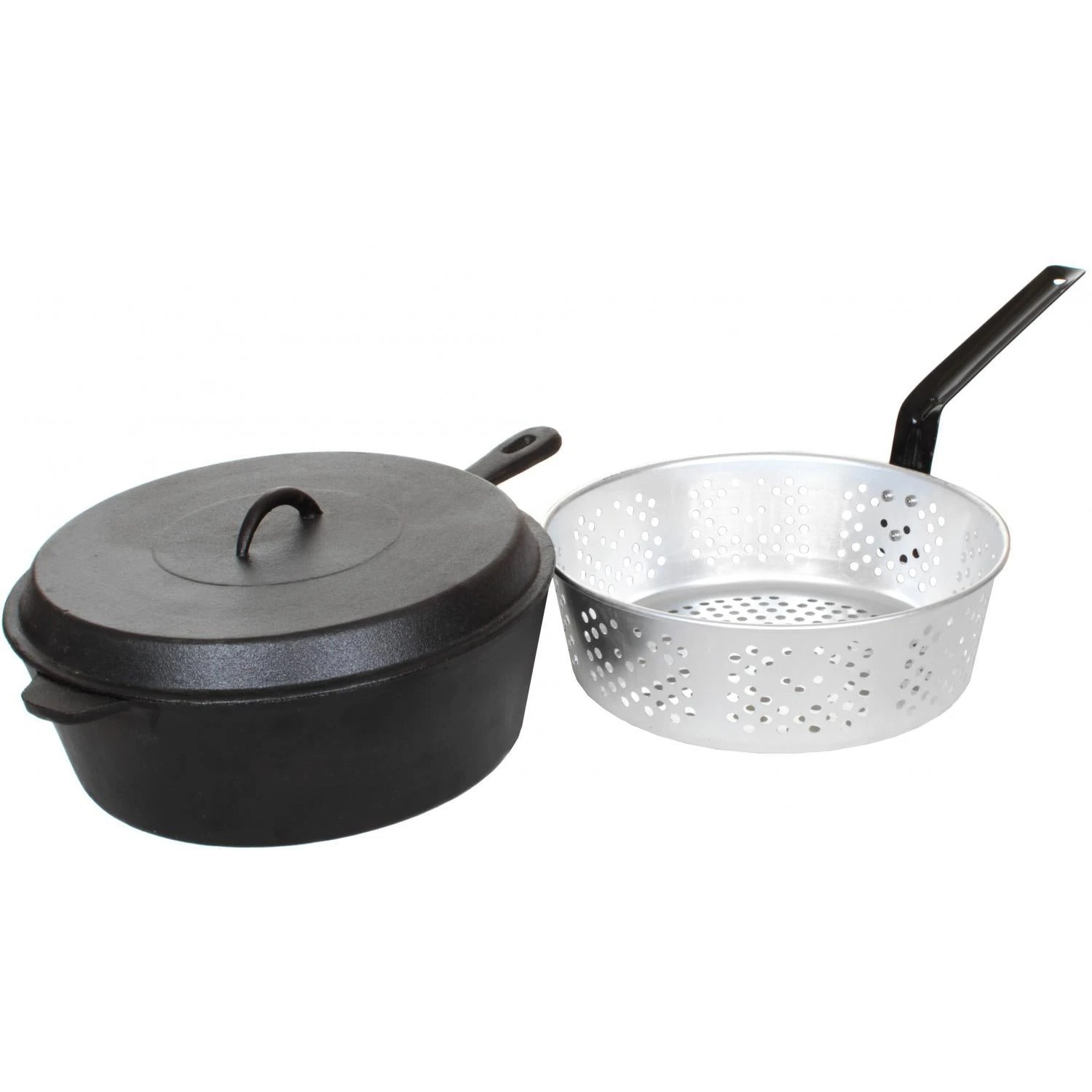 Cast Iron Cookware Cajun Classic Seasoned Cast Iron Chicken Fryer 1 Cast Iron Cookware Cajun Classic Seasoned Cast Iron Chicken Fryer