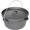Cajun Classic Seasoned Camp Dutch Oven W/ Biscuit Lid - 16 Qt