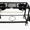 Cajun Classic 3 Burner Stove On Wheel Cart Propane Burners