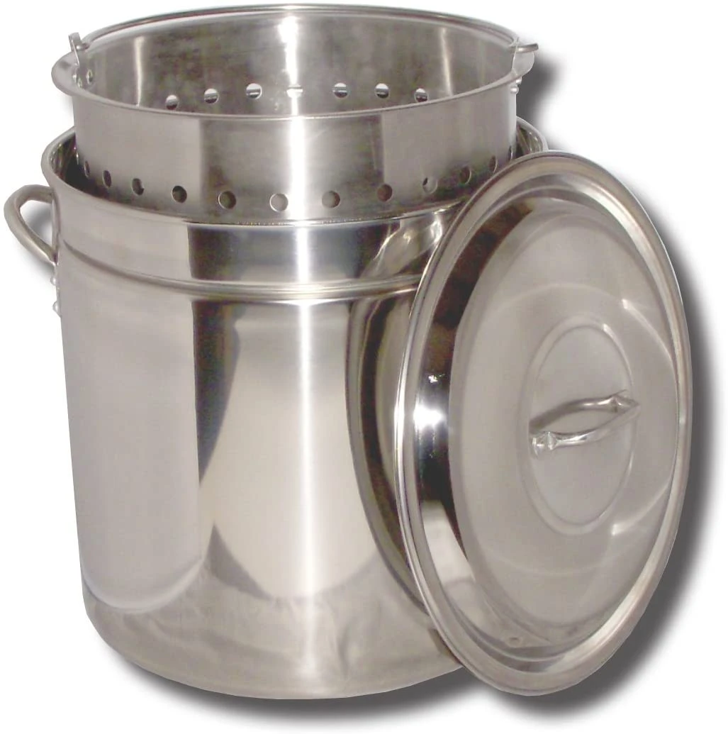 King Kooker Stock Pots 102 Qt Stainless Steel Steamer Stock Pot 1 King Kooker Stock Pots 102 Qt Stainless Steel Steamer Stock Pot