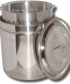 King Kooker Stock Pots 62 Qt Stainless Steel Steamer Stock Pot