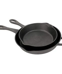 Bayou Classic 2 Piece Cast Iron Skillet Set
