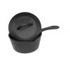 Bayou Classic 1 Quart Cast Iron Saucepan With Lid Cast Iron Cookware
