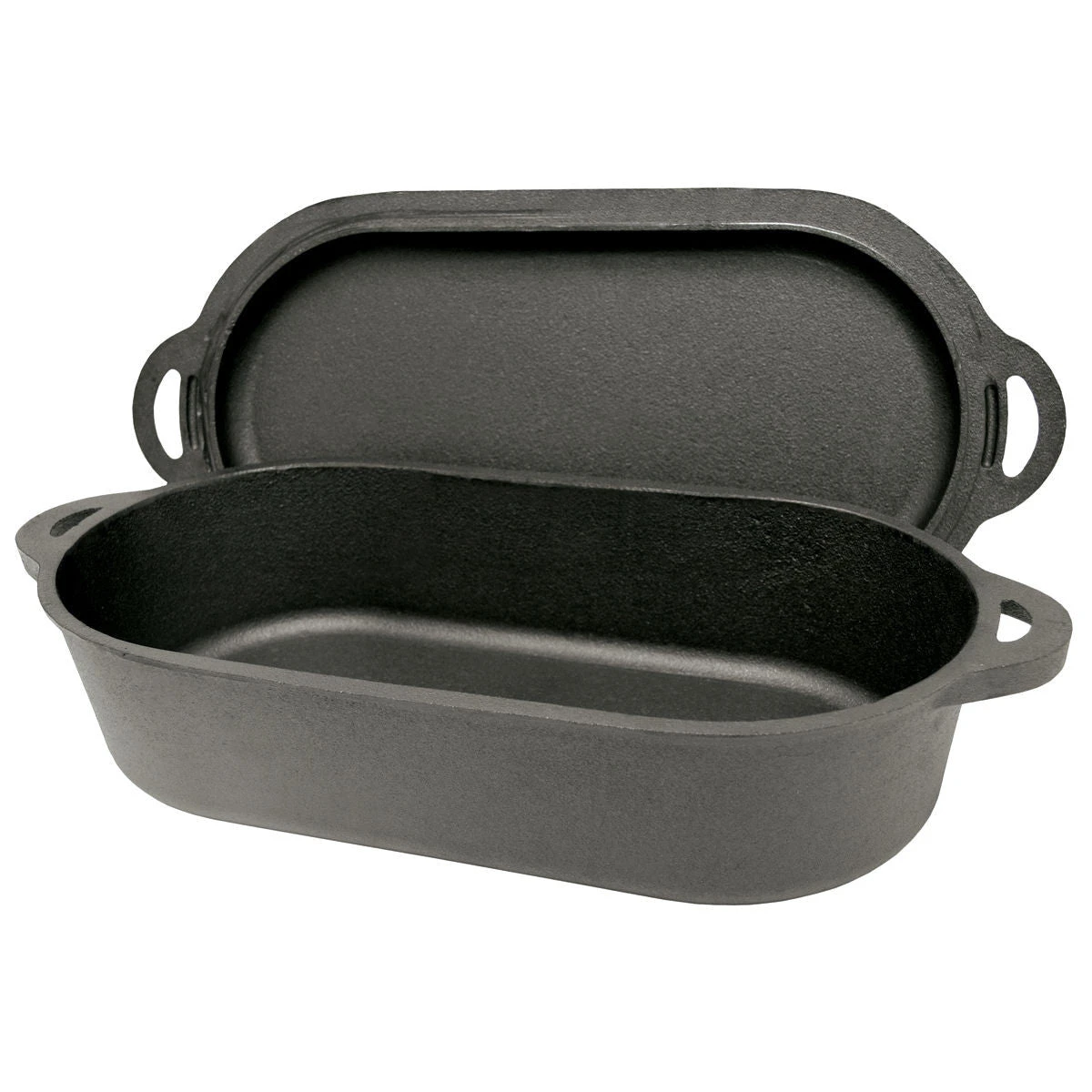 Cast Iron Cookware Bayou Classic Cast Iron Oval Fryer 1 Cast Iron Cookware Bayou Classic Cast Iron Oval Fryer