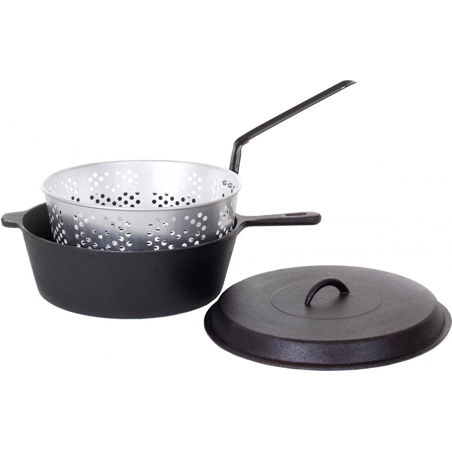 Cast Iron Cookware Cajun Classic Seasoned Large Cast Iron Chicken Fryer 1 Cast Iron Cookware Cajun Classic Seasoned Large Cast Iron Chicken Fryer