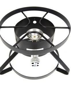 Cajun Outdoor Cooking High Pressure Propane Burner And 24 QT Aluminum Steamer Pot Bundle Stainless Pot Steamers