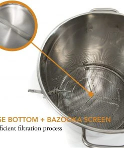 Cajun Outdoor Cooking 8 Gallon Stainless Steel Stock Pot With Spigot Brew Pots