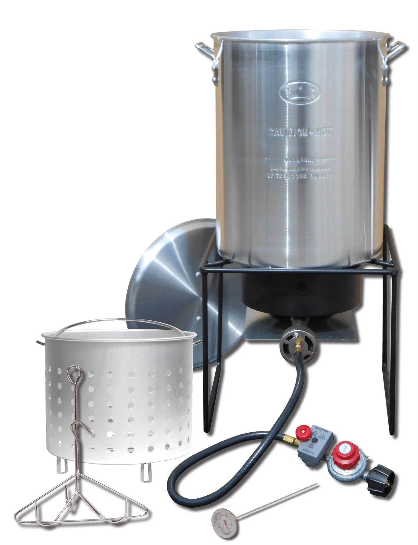 King Kooker Aluminum Turkey Frying, Boiling And Steaming Cooker Package 1 King Kooker Aluminum Turkey Frying, Boiling And Steaming Cooker Package