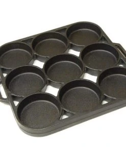 King Kooker Cast Iron Cookware Cast Iron Biscuit Pan