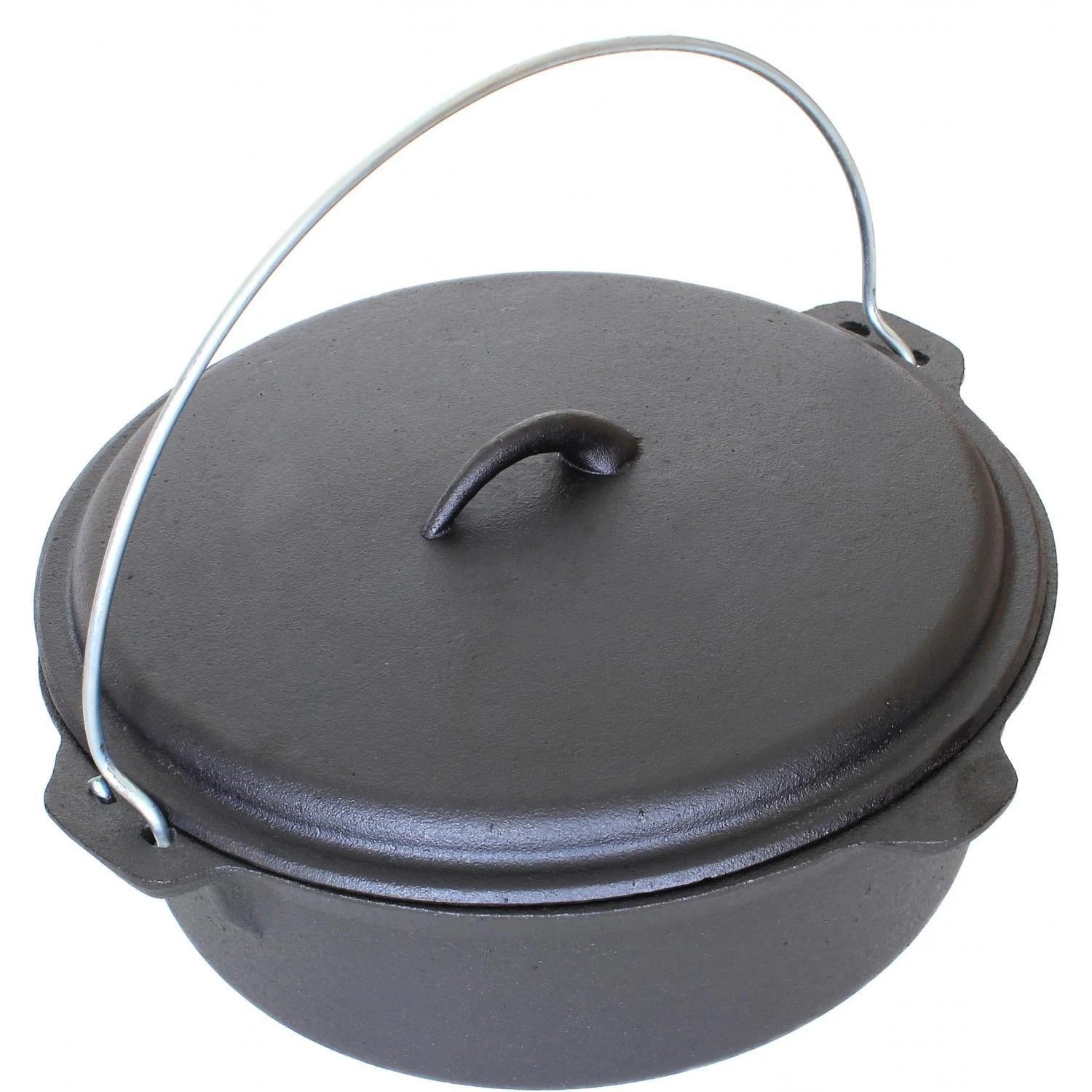 Cast Iron Cookware Cajun Classic Seasoned Cast Iron Dutch Oven Pot - 6 Quart 1 Cast Iron Cookware Cajun Classic Seasoned Cast Iron Dutch Oven Pot - 6 Quart