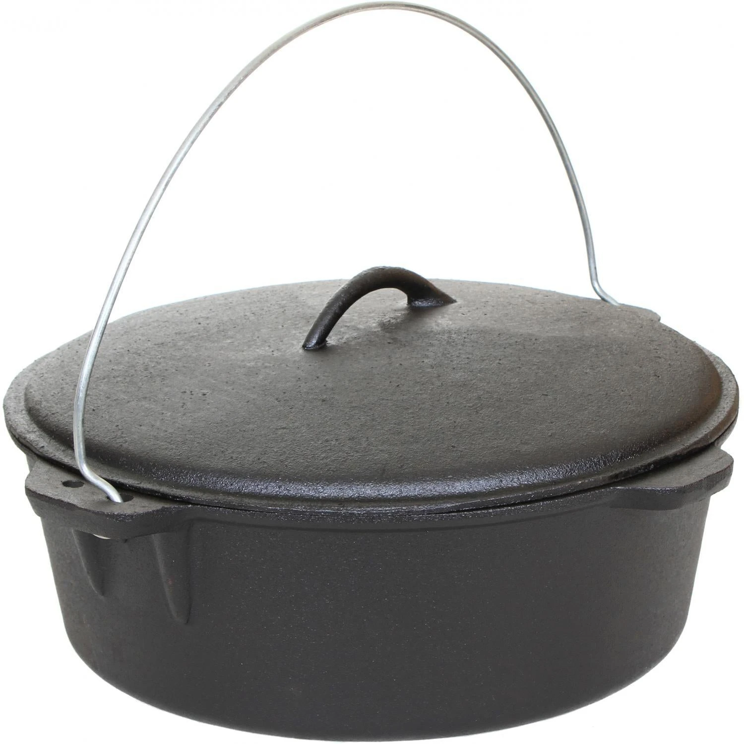 Cajun Classic Seasoned Cast Iron Dutch Oven Pot - 12 Quart 1 Cajun Classic Seasoned Cast Iron Dutch Oven Pot - 12 Quart