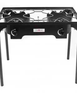 Cajun Outdoor Cooking Propane Burners High Pressure Double Fry Burner