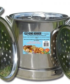 King Kooker Professional Stainless Steel Stock Pot Set