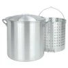 Bayou Classic 100 Quart Aluminum Steamer Stock Pot Stock Pots