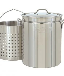 Stock Pots Bayou Classic 62 Quart Stainless Steel Stock Pot Kit 1160
