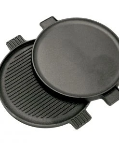 King Kooker Cast Iron Reversible Round Griddle
