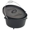 Bayou Classic 8.5 Quart Camp Dutch Oven W/ Legs Cast Iron Cookware