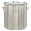 Bayou Classic 122 Qt Stainless Steel Pot & Lid Stock Pots