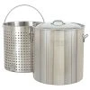 Bayou Classic 122 Quart Stainless Steel Stock Pot Kit Stock Pots