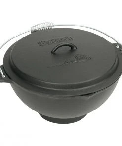 Bayou Classic 3 Gallon Cast Iron Jambalaya Pot Cast Iron Cookware