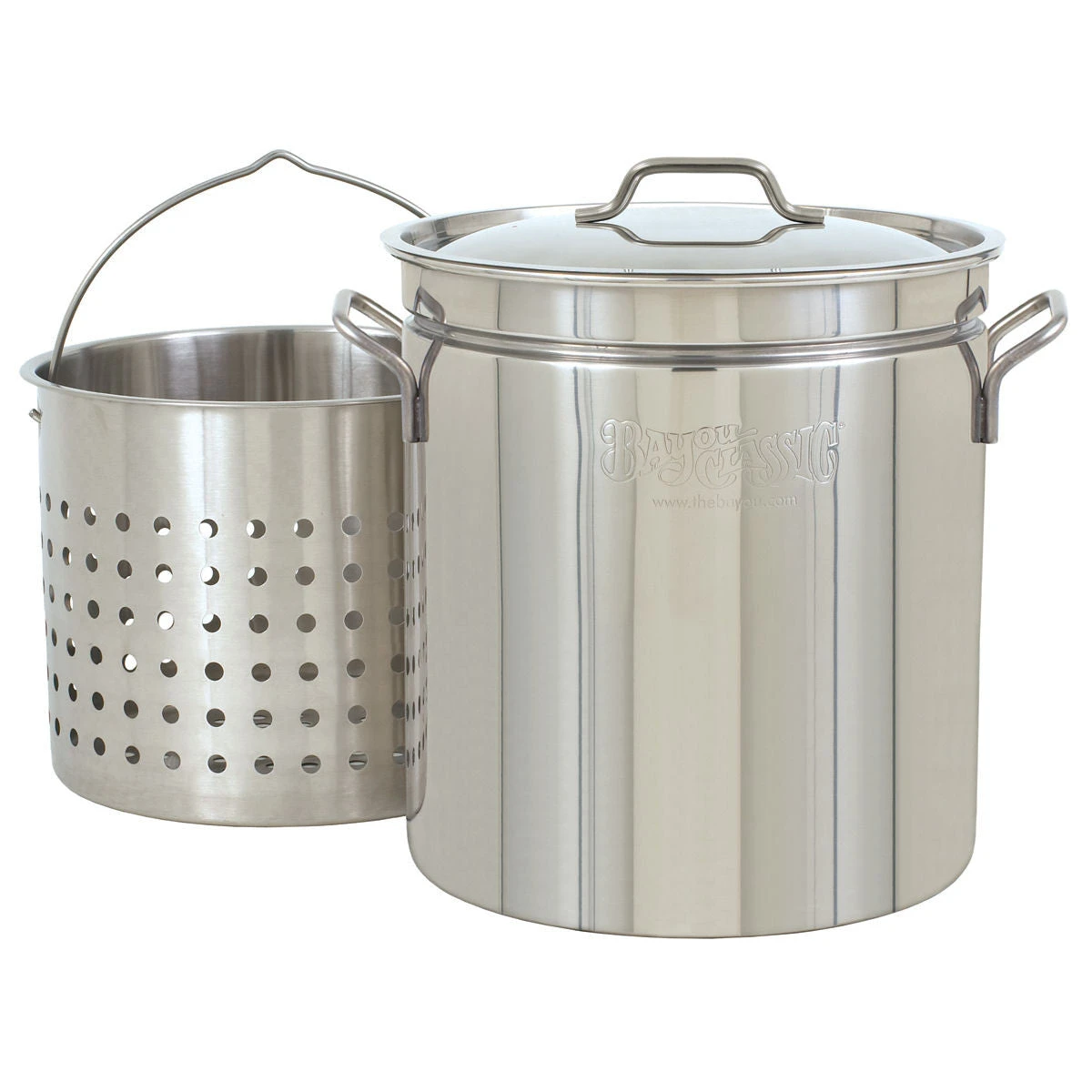 Stock Pots Bayou Classic 24 Quart Stainless Steel Stock Pot Kit 1 Stock Pots Bayou Classic 24 Quart Stainless Steel Stock Pot Kit