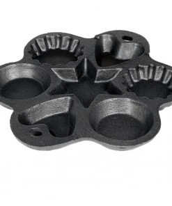 Cast Iron Cookware Cajun Classic Seasoned Shapes Cast Iron Muffin Pan