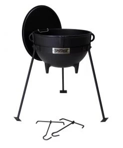 Cast Iron Cookware Bayou Classic 7 Gallon Kettle Jambalaya Pot Kit