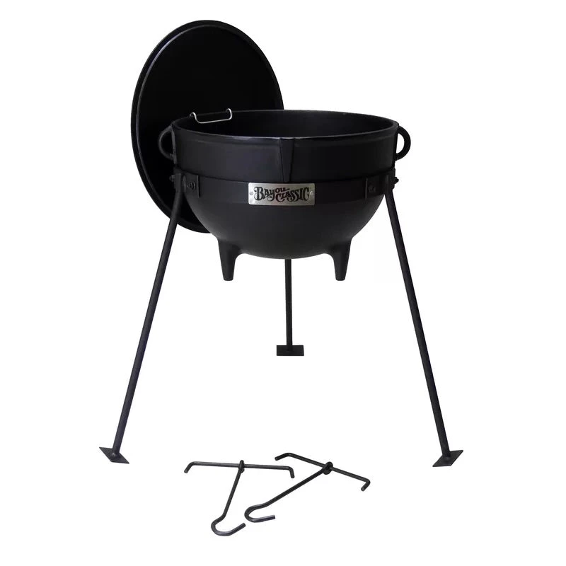 Cast Iron Cookware Bayou Classic 7 Gallon Kettle Jambalaya Pot Kit 1 Cast Iron Cookware Bayou Classic 7 Gallon Kettle Jambalaya Pot Kit