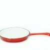 Cast Iron Cookware Cajun Classic 12 Inch Enamel Red Skillet