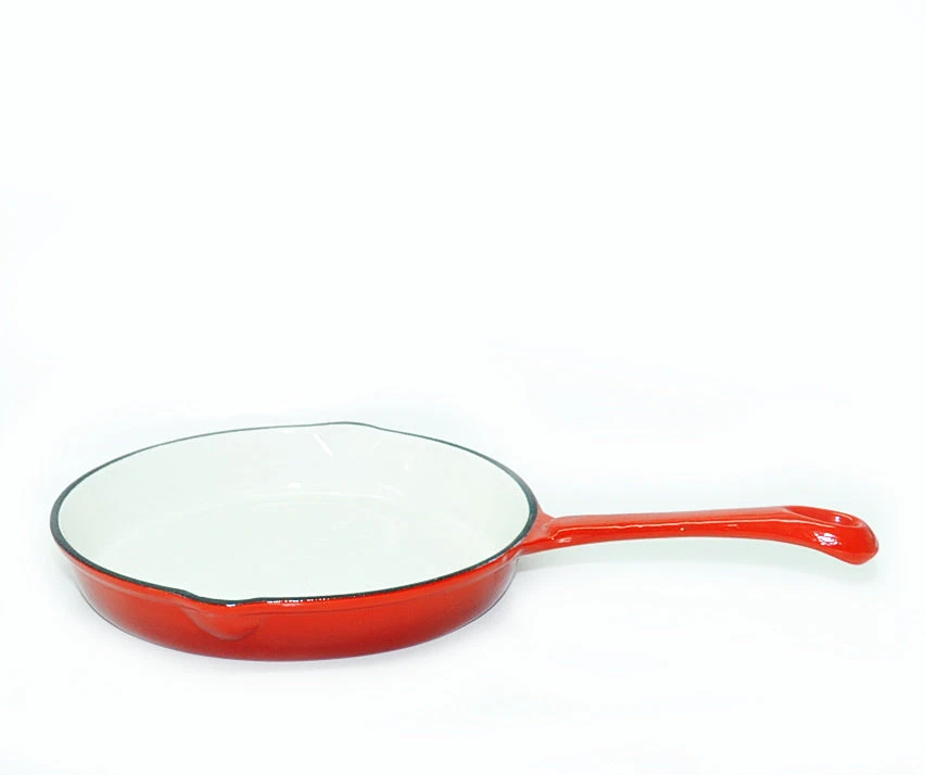 Cast Iron Cookware Cajun Classic 12 Inch Enamel Red Skillet 1 Cast Iron Cookware Cajun Classic 12 Inch Enamel Red Skillet