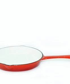 Cast Iron Cookware Cajun Classic 8 Inch Enamel Red Skillet